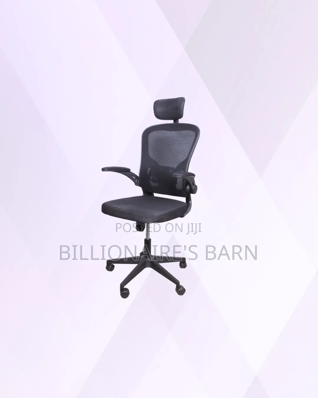 Grey Ergonomic Office Chair With Headrest for Smooth Daily Tasks