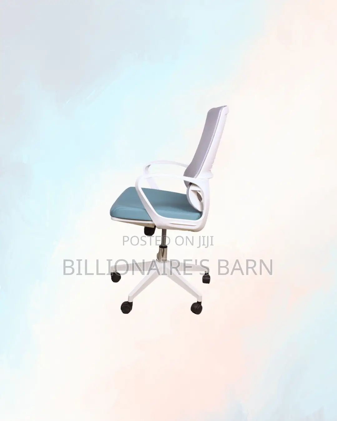 Practical White Mid Back Mesh Office Chair for Smooth Daily Tasks