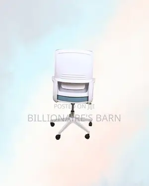 Practical White Mid Back Mesh Office Chair for Smooth Daily Tasks