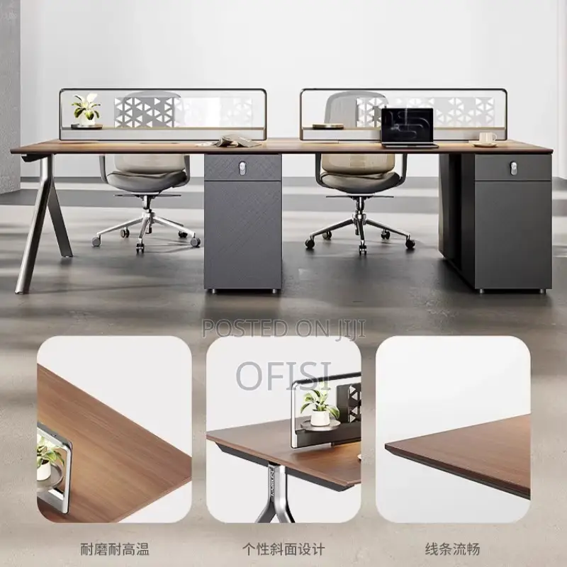 Office Workstation; 4-Person High-End Office Workstation