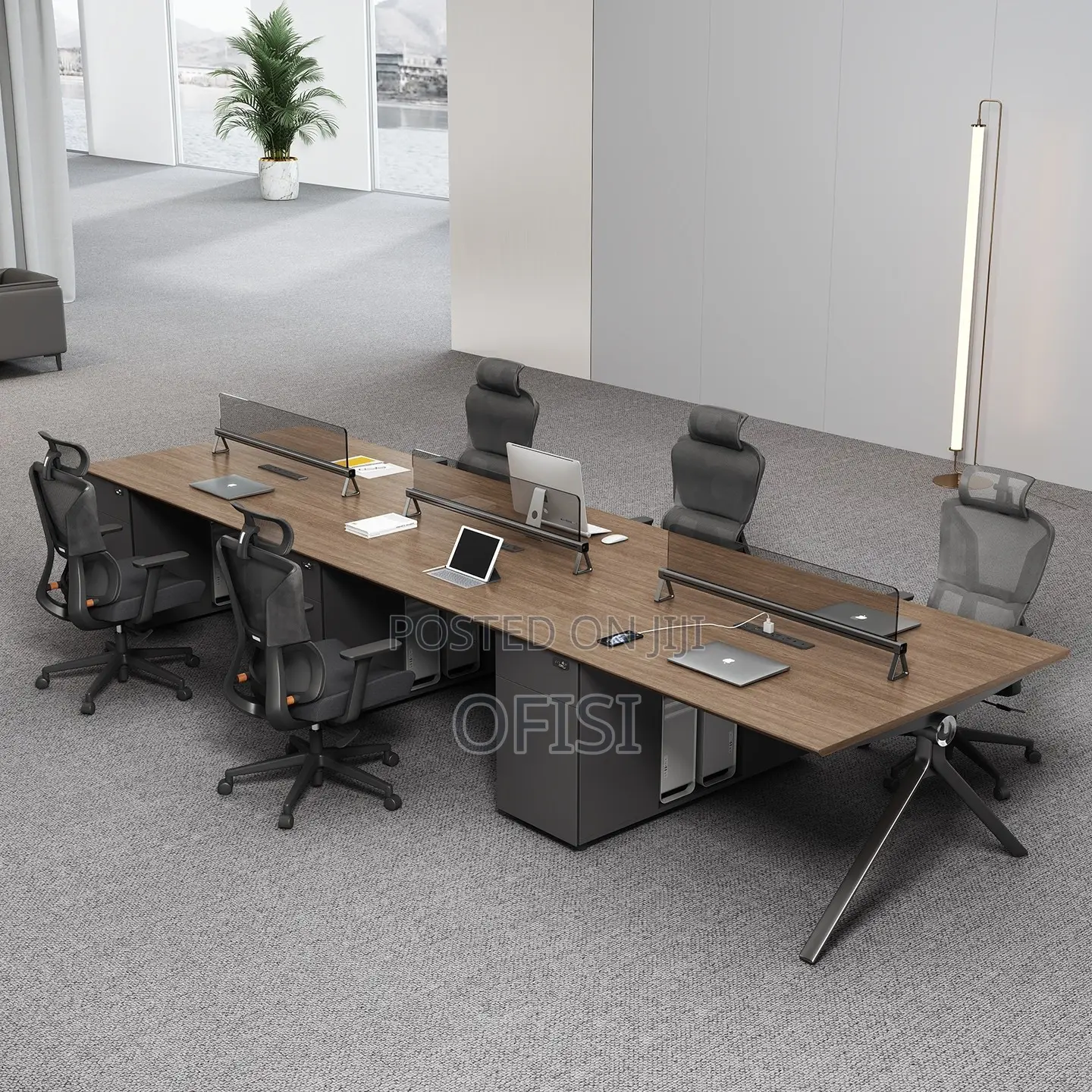 Office Workstation; 4-Person High-End Office Workstation