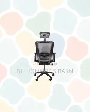Practical Black Mesh Chair With Nylon Base for Smooth Daily Tasks