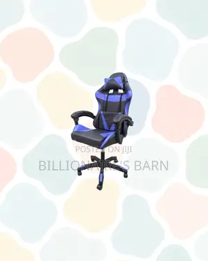 Practical Blue Racing Gaming Chair Ergonomic Support for Smooth Tasks