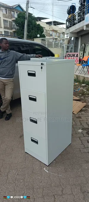 4 Drawers Office Filling Cabinet. One Key Closes All Drawers