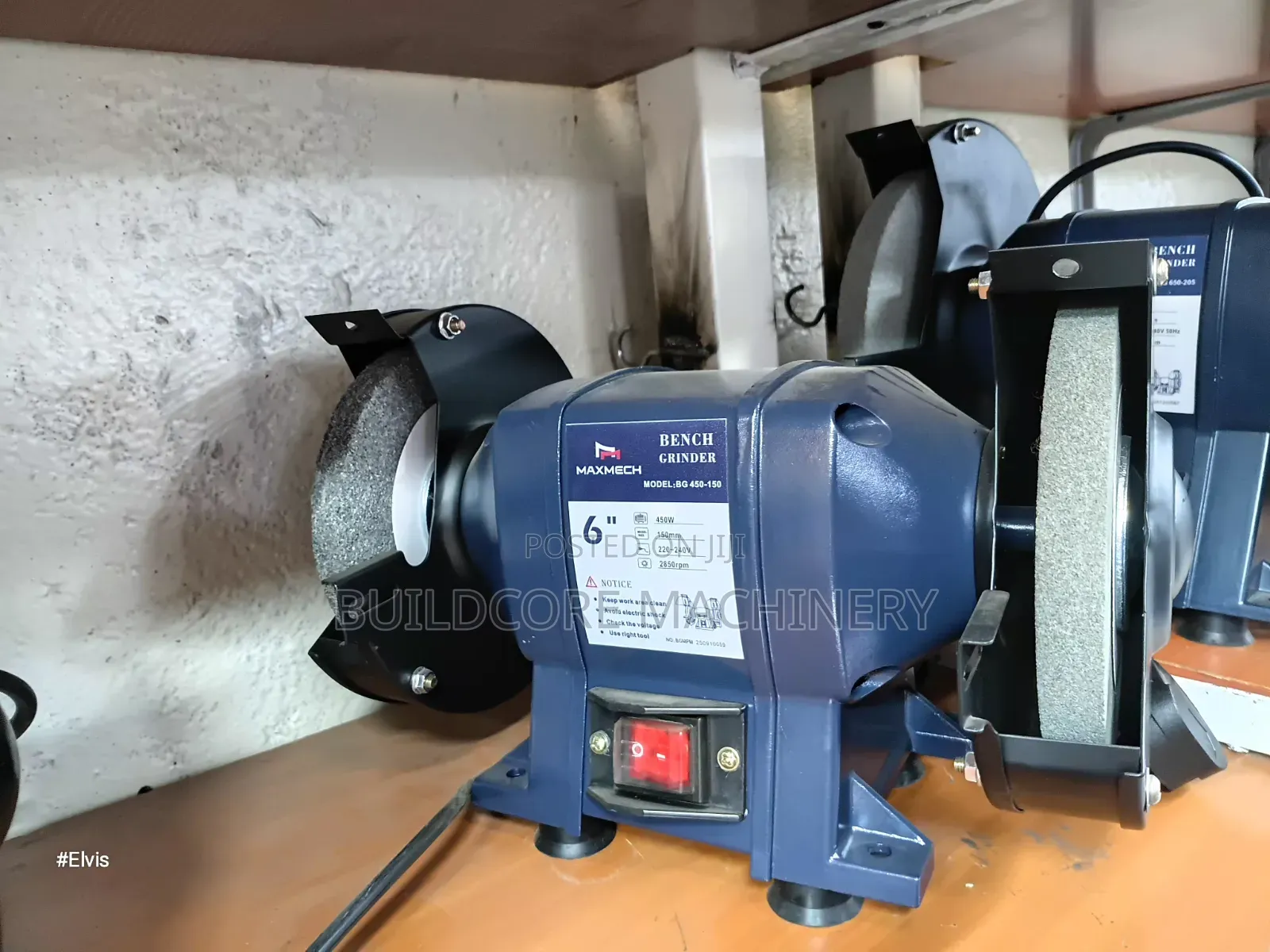 6 Inch Maxmech Bench Grinder 450watts