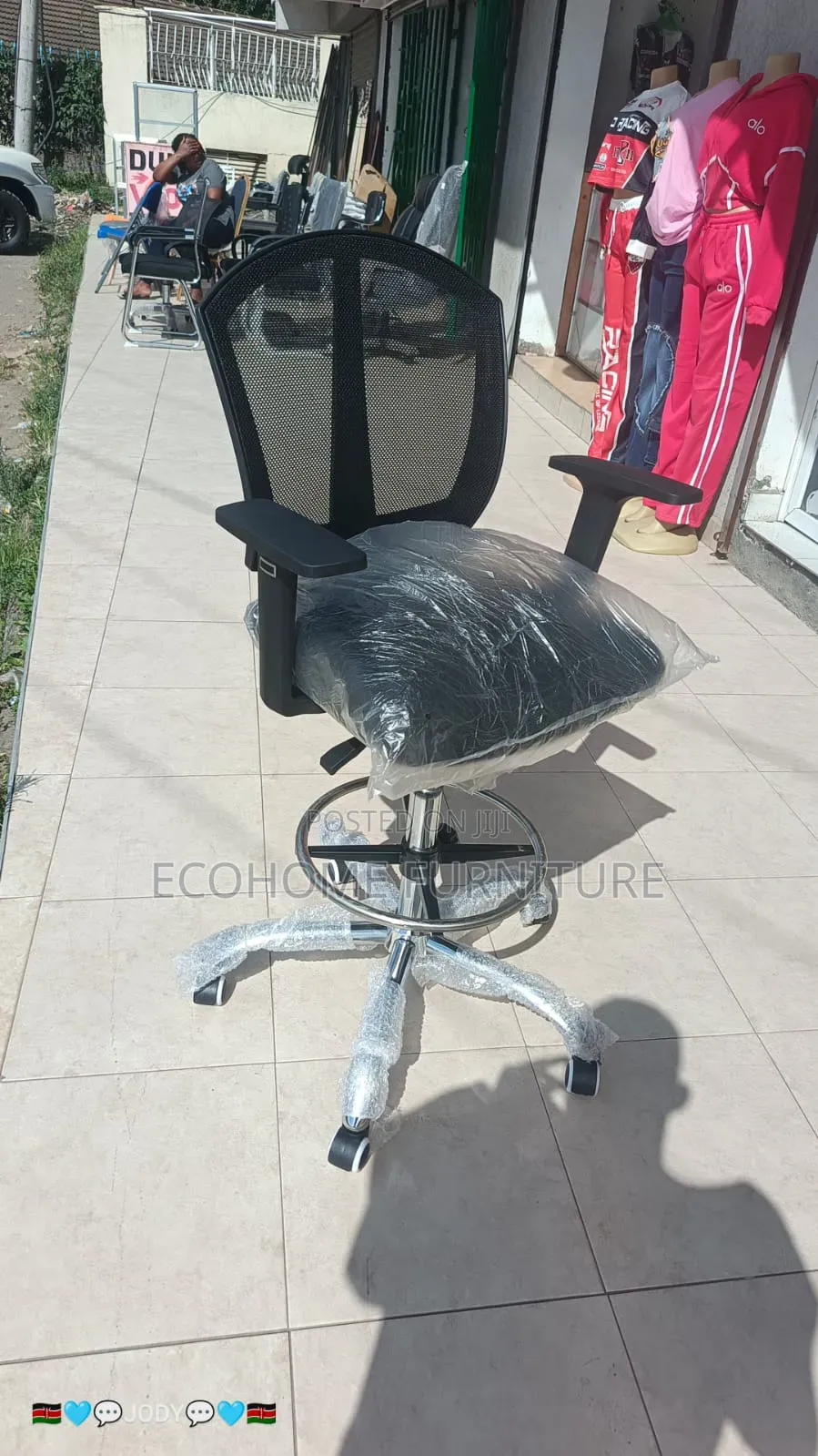 High Height Counter Office Chair