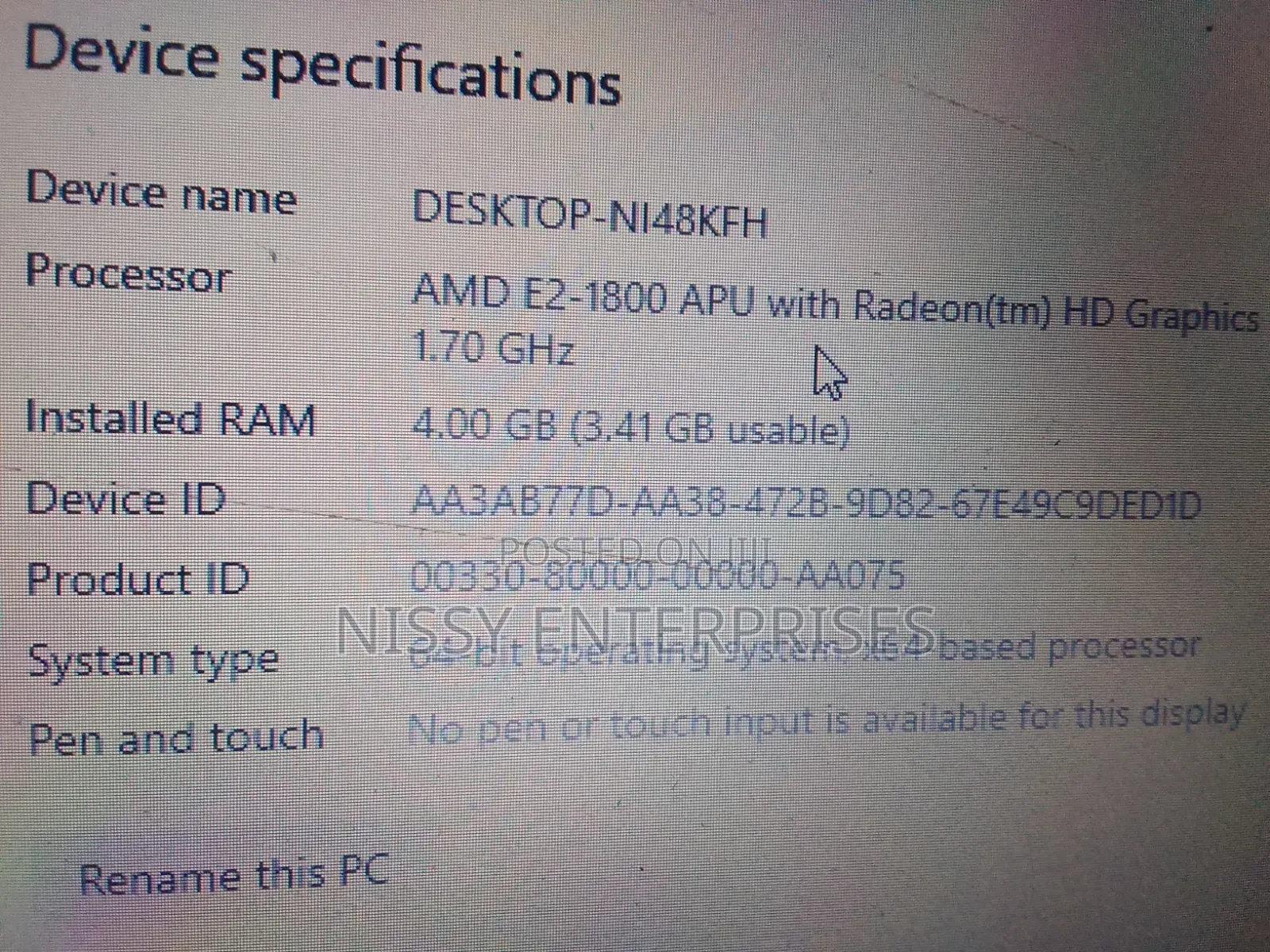 Laptop Lenovo ThinkPad 11e 4GB Intel Core i5 SSHD+SSD 256GB
