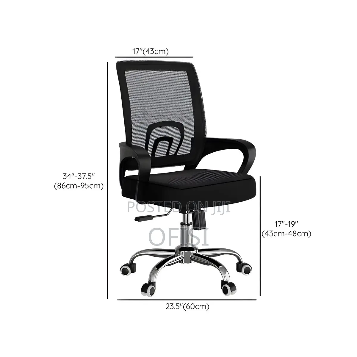Office Chair; Secretarial Mesh Office Chair