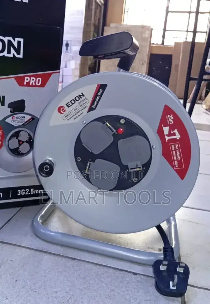 Edon 25m Cable Extension Reel
