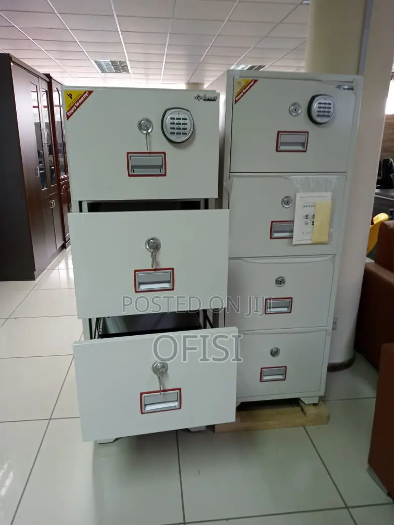 Office Cabinet; 3 Drawer Metallic Digital Lock Office Cabinet