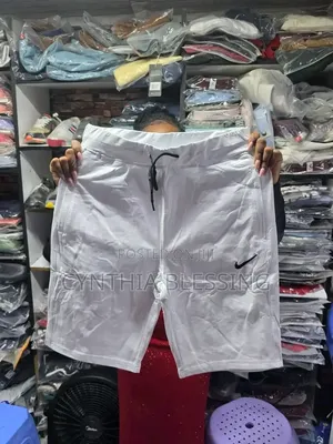 Fashion White Sweat Shorts_010
