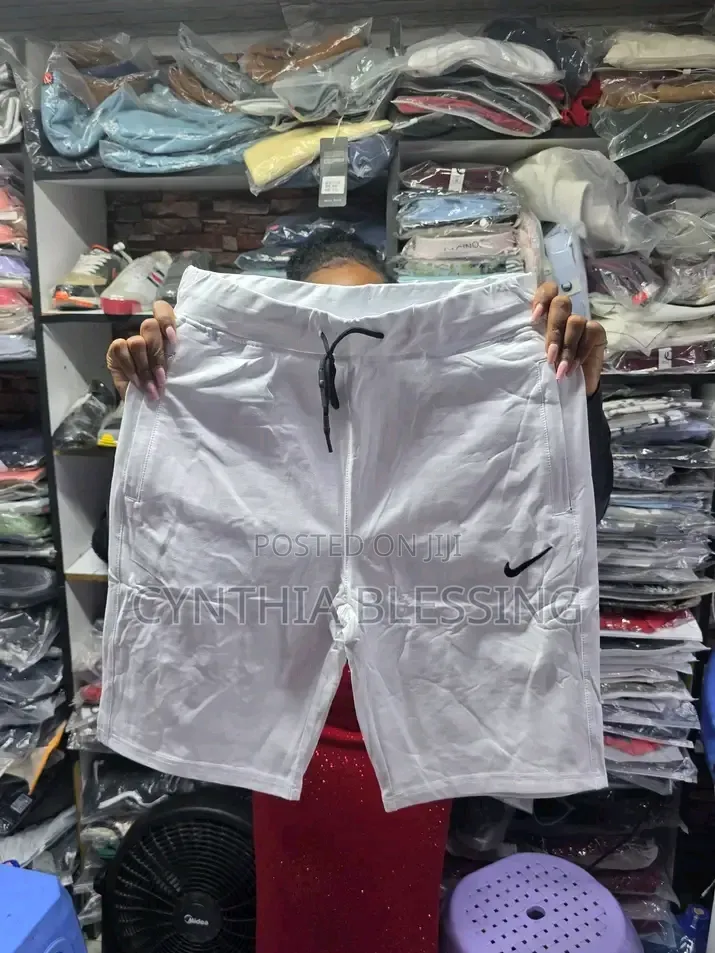 Fashion White Sweat Shorts_010
