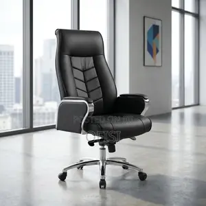 Office Chair; Ergonomic Executive Leather Office Chair