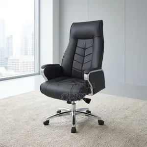 Office Chair; Ergonomic Executive Leather Office Chair