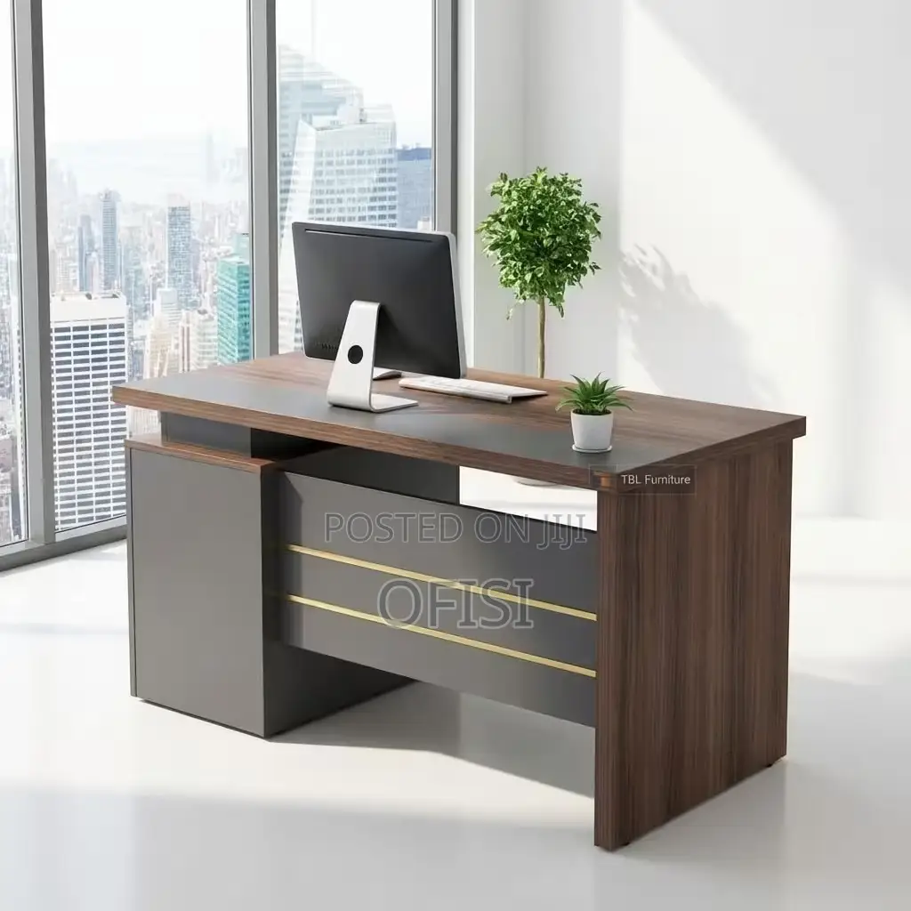 Office Desk; Office Executive Staff Desk With Drawers