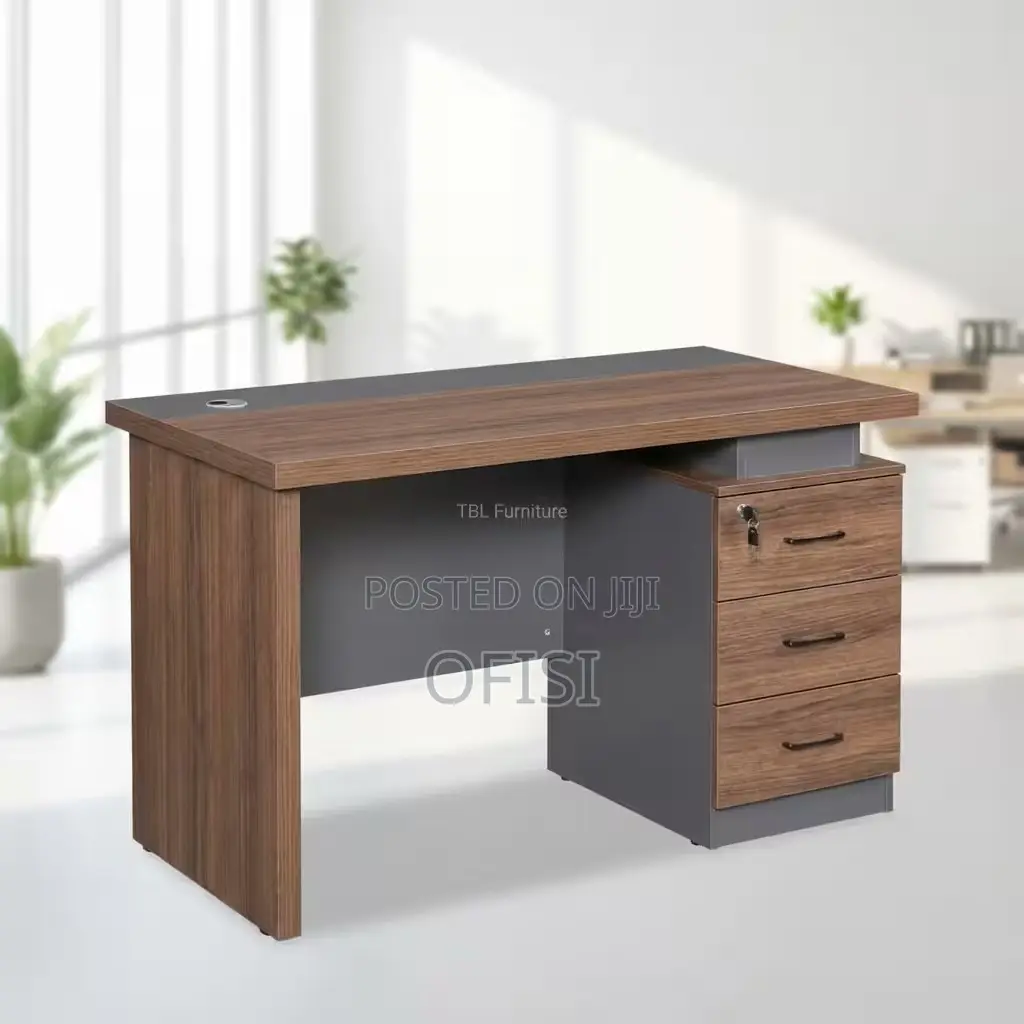 Office Desk; Office Executive Staff Desk With Drawers
