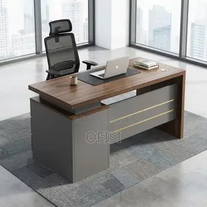 Office Desk; Office Executive Staff Desk With Drawers