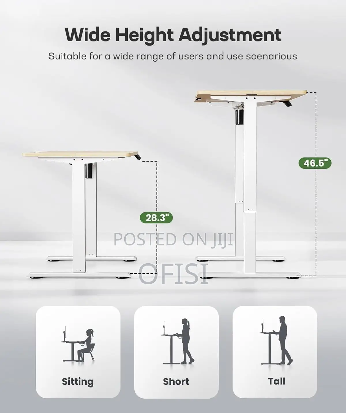 Office Desk; Electric Standing Desk 140x60cm