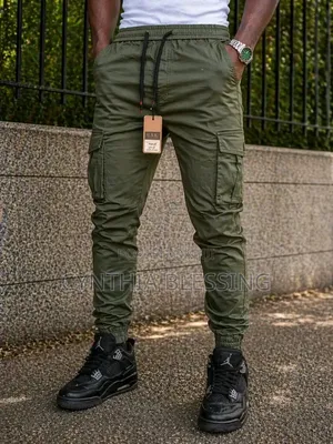 Fashion Cargo Trousers _Green