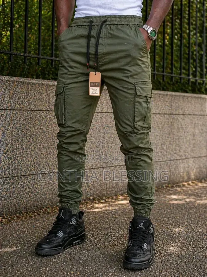 Fashion Cargo Trousers _Green