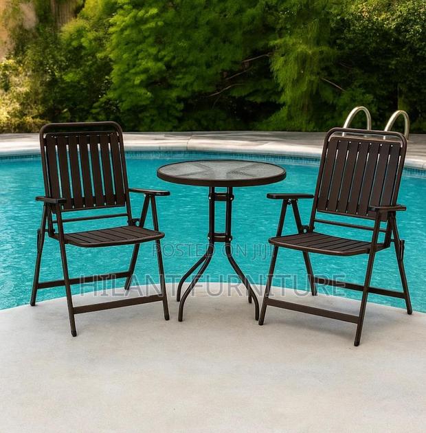 Foldable 2 Seater Outdoor Set.