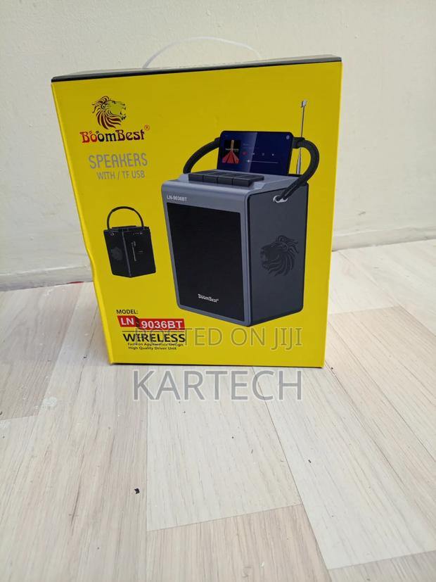 Boombest Ln-9036bt Rechargeable Bluetooth Speaker Usb, Tf Card Fm