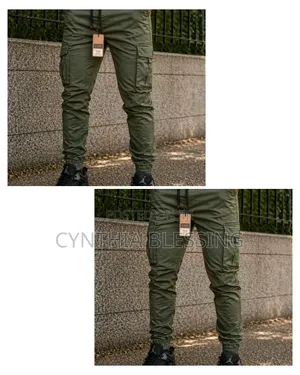 Fashion Cargo Trousers _Green
