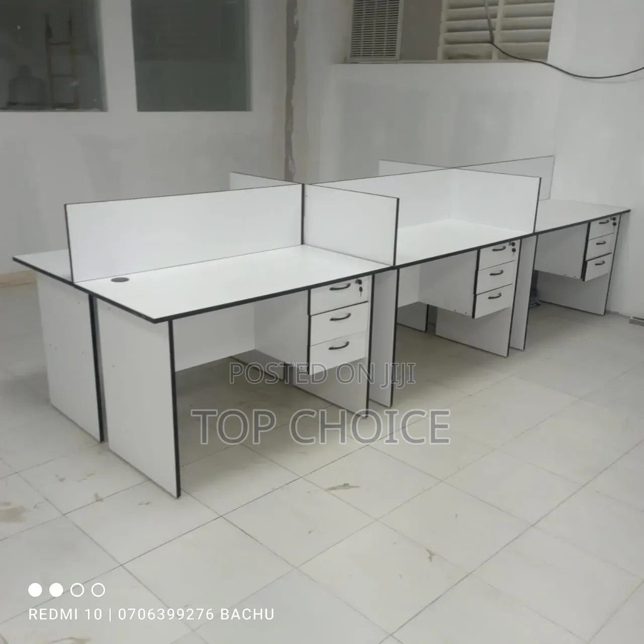 6 - Way Workstations Office Tables