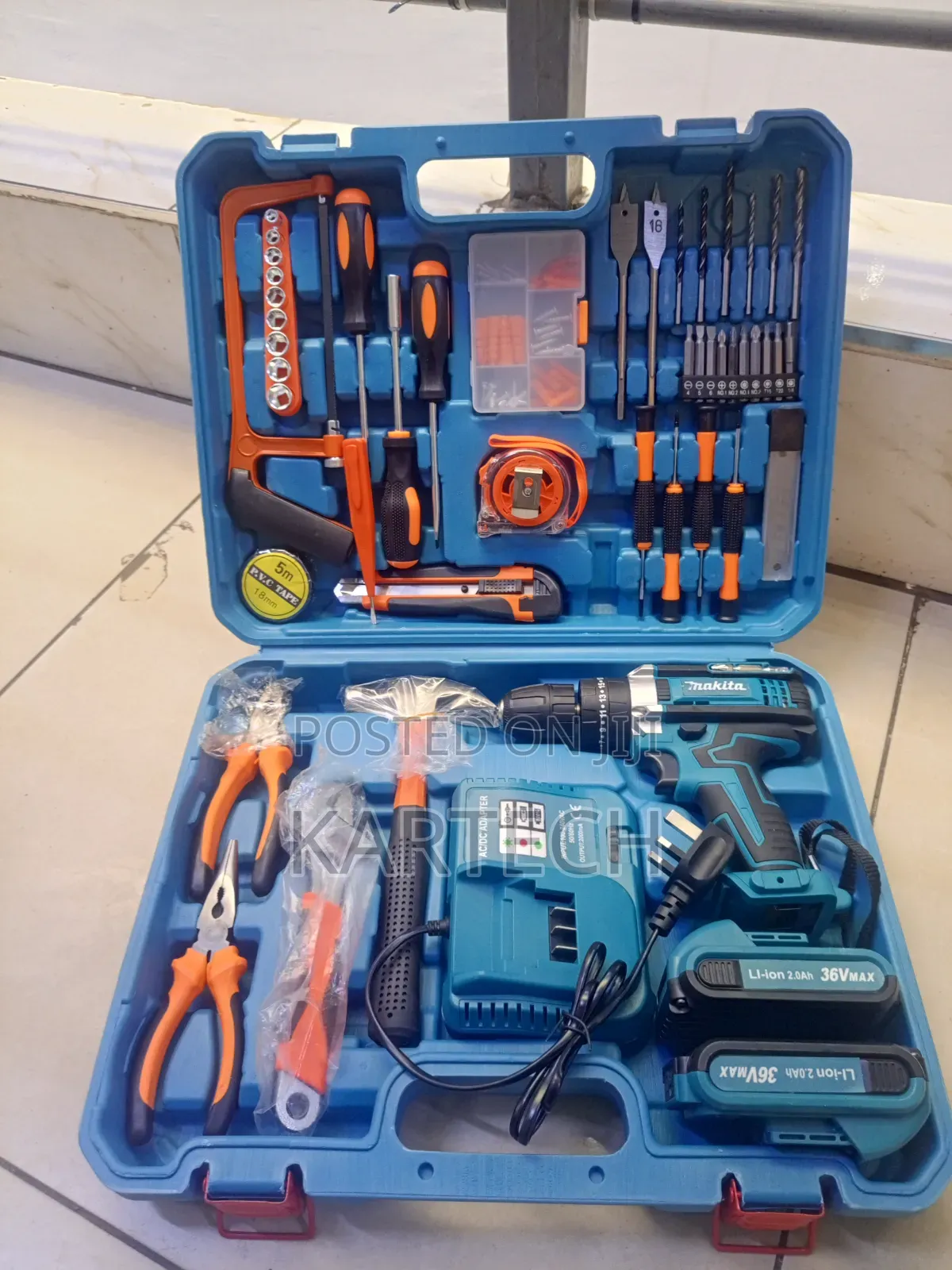 Makita 36v Cordless Drill Set – Heavy Duty Diy Home Repair Toolkit