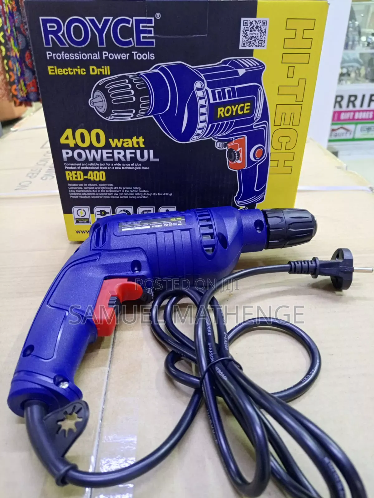 Royce 400 Watts Corded Drill