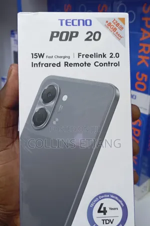 New Tecno Pop 20 128 GB Black