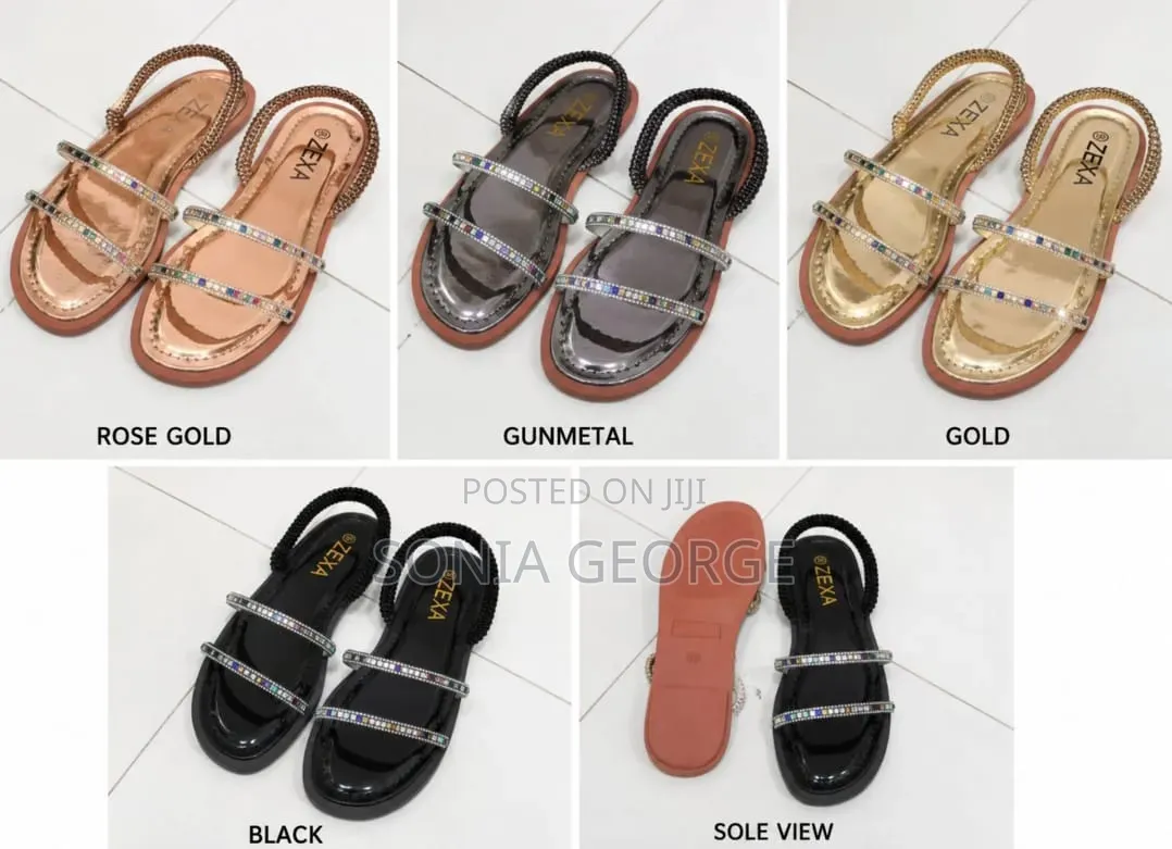 Ladies Leather Flat Shoes