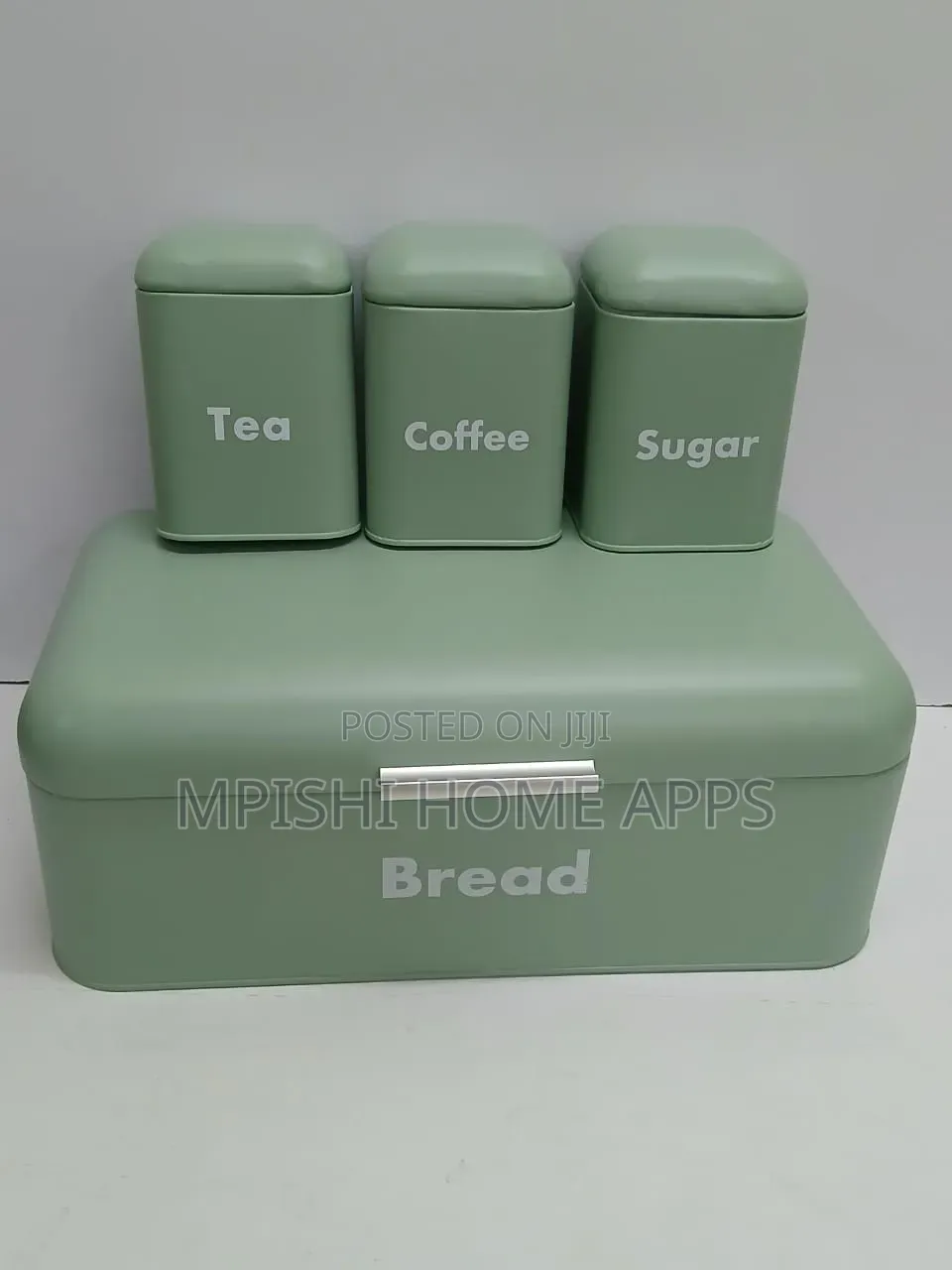 Unique and Elegant Bread Storage Bin With 3pcs Canisters