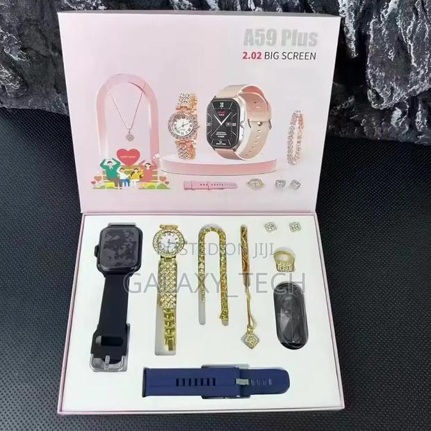 Smart Watch Set A59 Plus 2.02" Big Screen Gift Set - thumbnail 2
