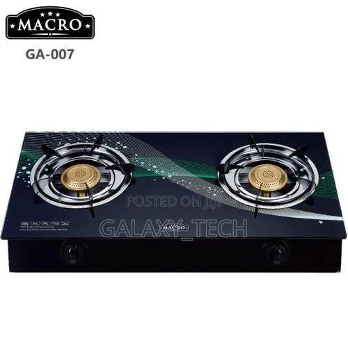 Macro 2-Burner Glasstop Gas Stove