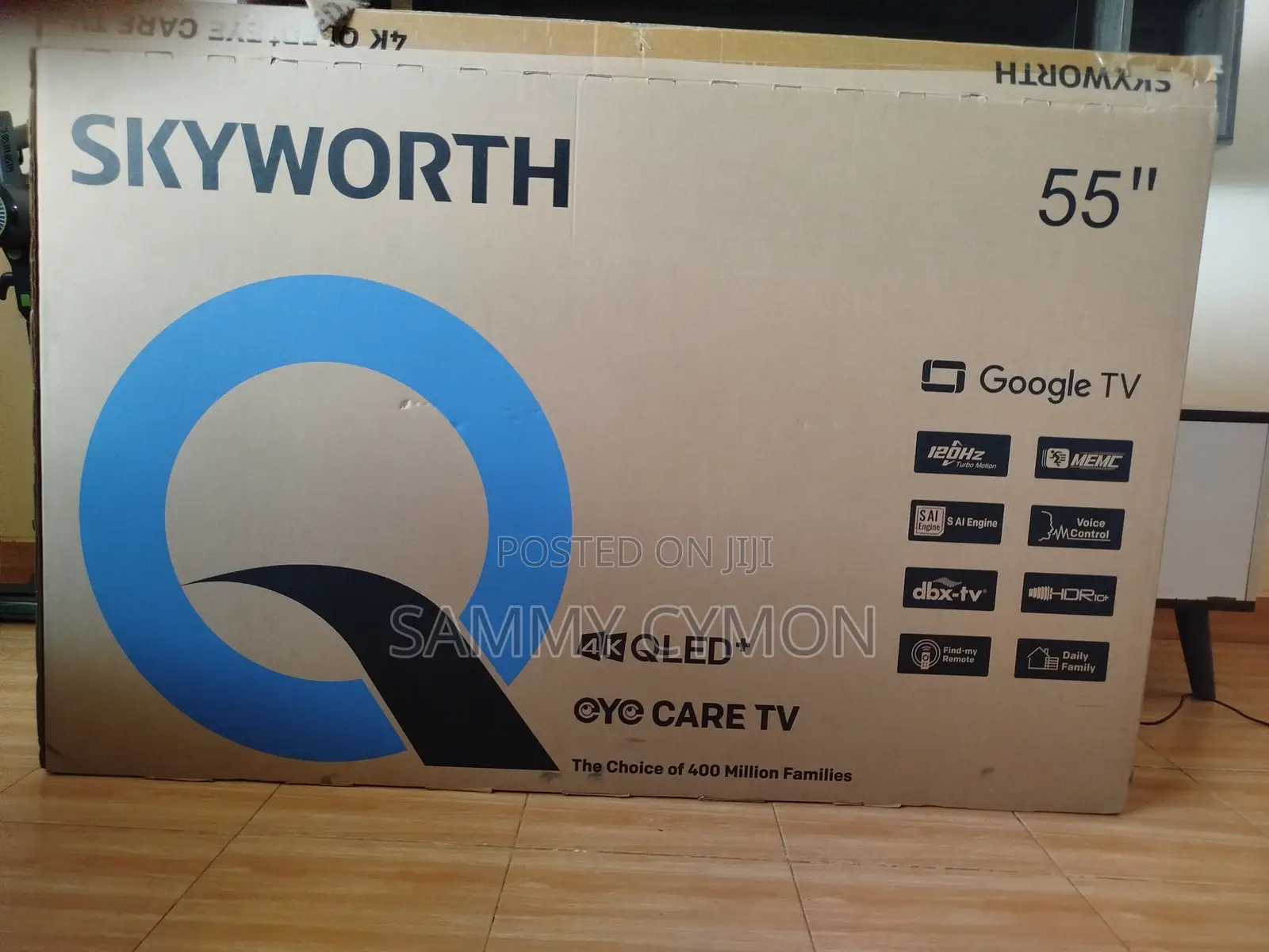 Skyworth 55” Qled Frameless Uhd Google Tv, Bluetooth, Voice Control