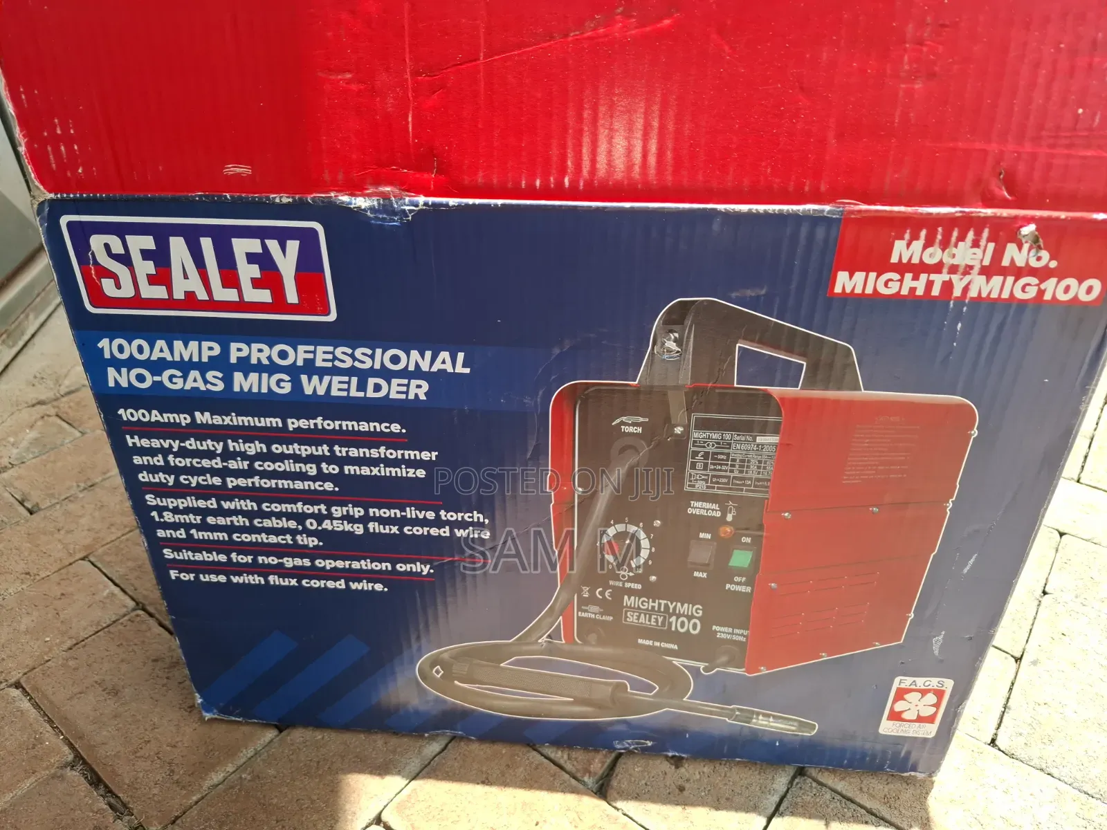 Brand New Sealey Gasless Mig Welder 100a