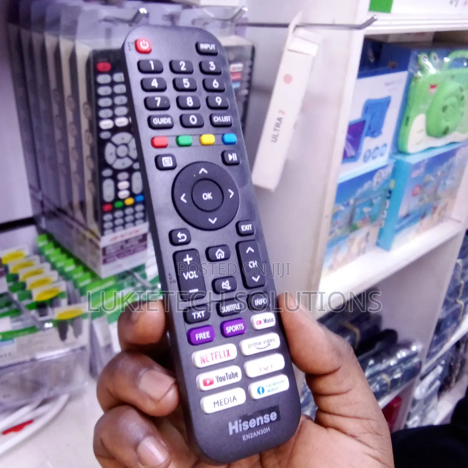 Hisense Remote Control for Smart Hisense Tv Set