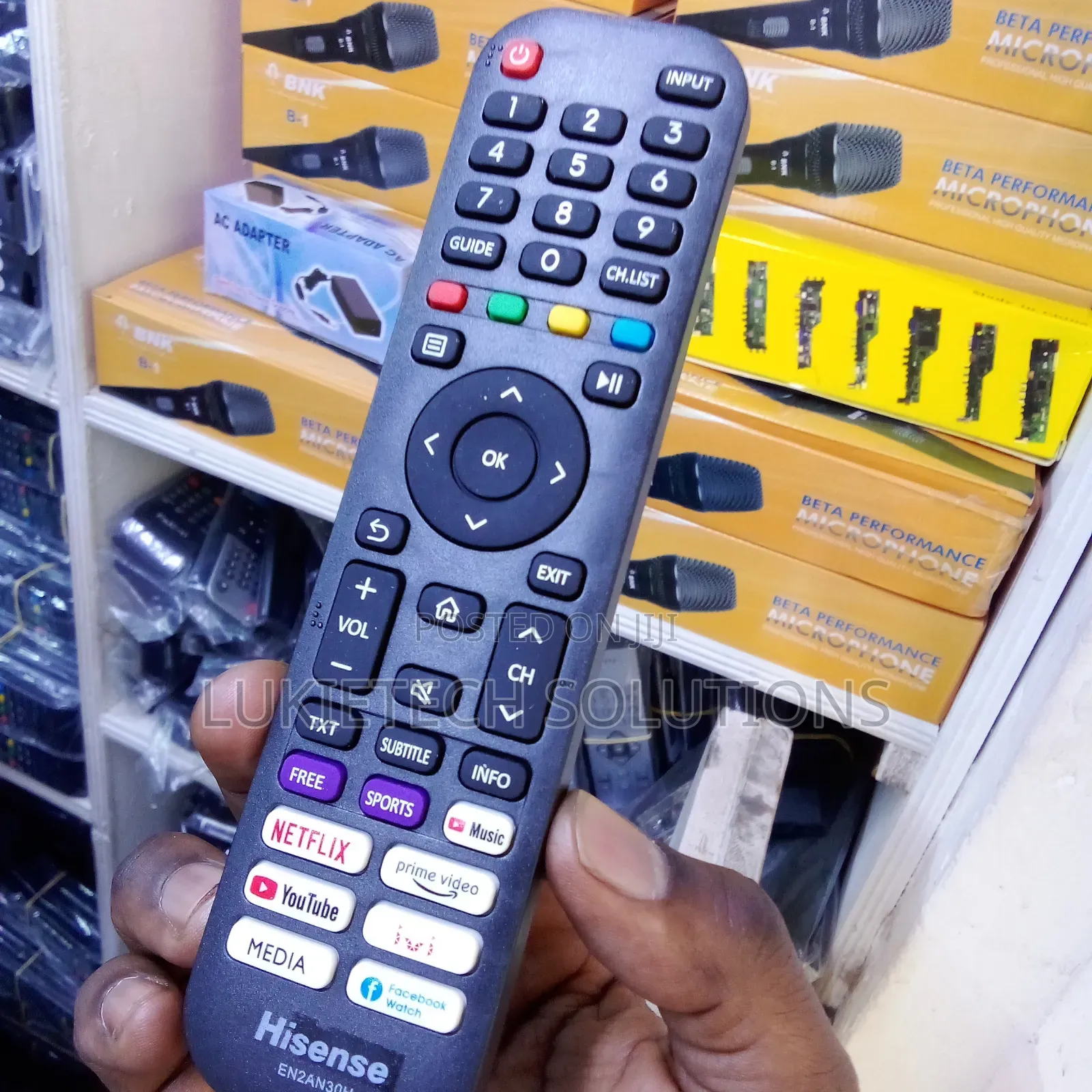 Hisense Remote Control for Smart Hisense Tv Set