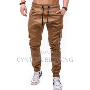Slim Fit Cargo Trousers for Men Available
