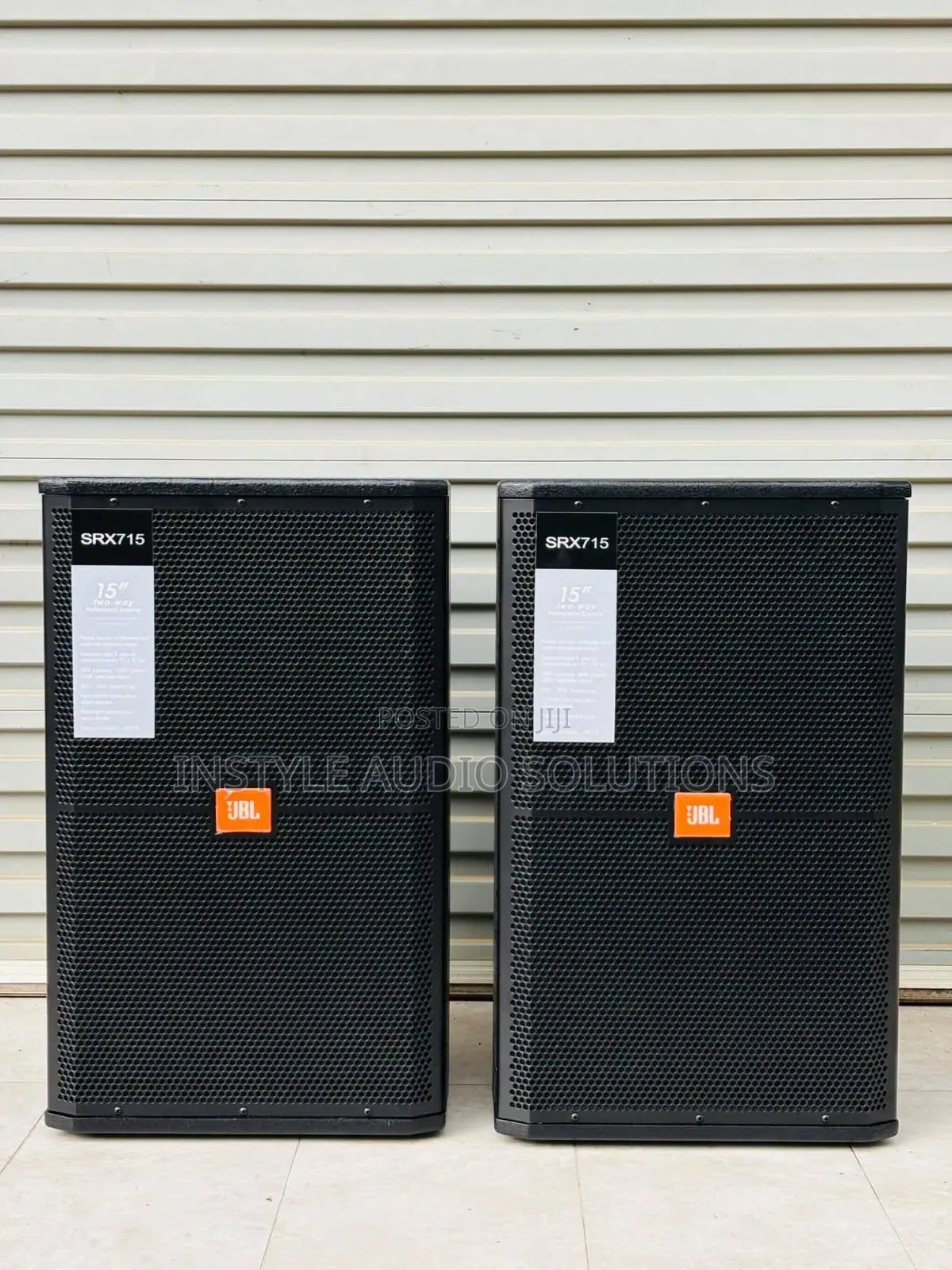 2 Pieces JBL 15" Professional Mid Range Speakers on Offer
