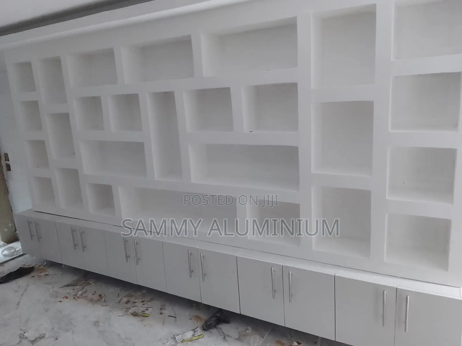 Gypsum Display Shelves