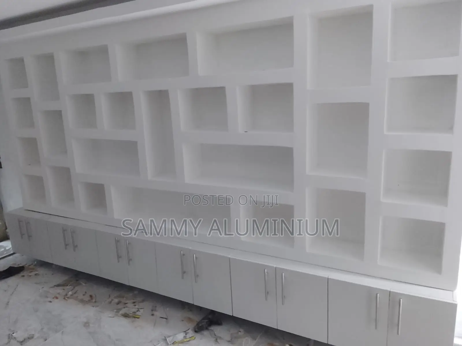 Gypsum Display Shelves