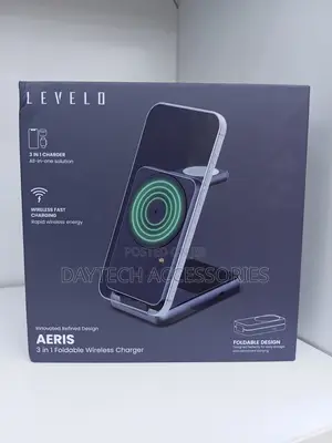 Levelo Aeris 3-in-1 Foldable Wireles Magsafe Charger 15w Fast Charging
