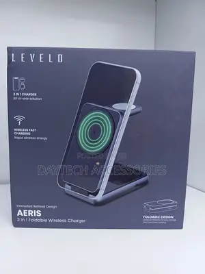 Levelo 3-in-1 Foldable Wireless Charger 15w Magsafe for iPhone