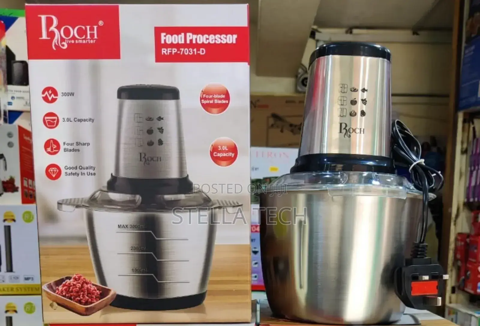 3 Litres Roch Food Processor
