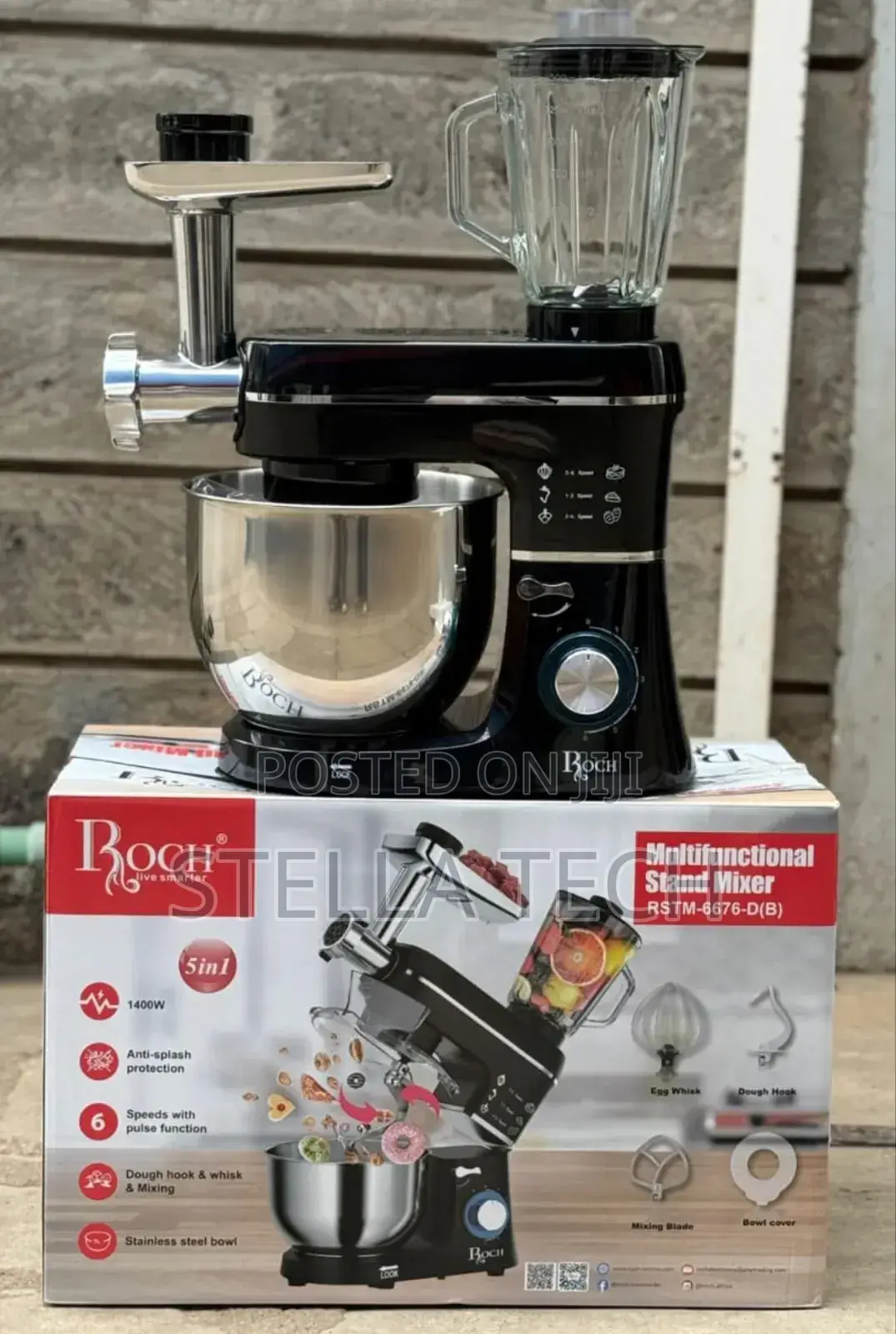 5 in 1 Roch Multifunctional Stand Mixer