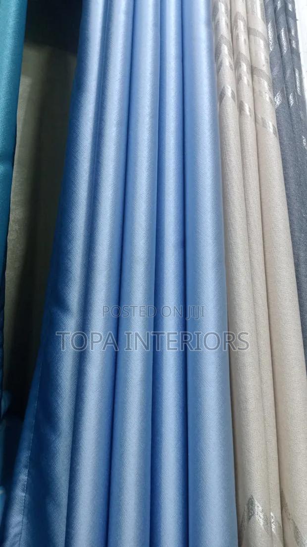 Blue Line Blackout Curtains for Home Decoration and Privacy - thumbnail 2
