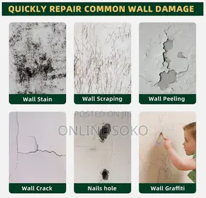 Wall Repair Paste Kit 100g–Quick Dry Drywall Crack Filler With Scraper