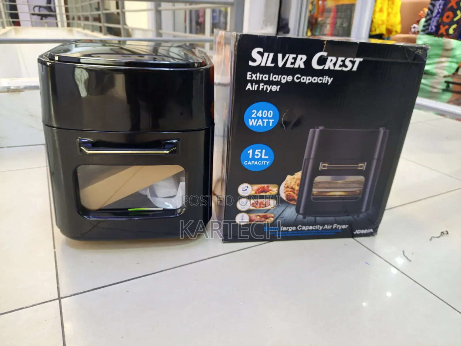 Silver Crest 15l Extra Large Capacity Digital Air Fryer 2400 Watts